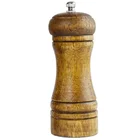 Oak Wood 5 Inch Manual Wood salt and Pepper Mill grinder