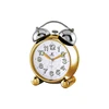 Promotion High Quality Portable Brief Quartz Two Bells Lovely Snooze Alarm Clocks Silent Sweep Movement