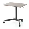 Manual sit to stand computer standing table desk adjustable height