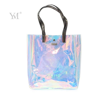 pvc shopping bag with zip