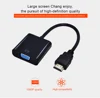 BSM HDMI to VGA Adapter Cable HDMI VGA Converter Cable 1080P with Audio Cable for HDTV XBOX PS3 PS4 Laptop TV Box OEM Support