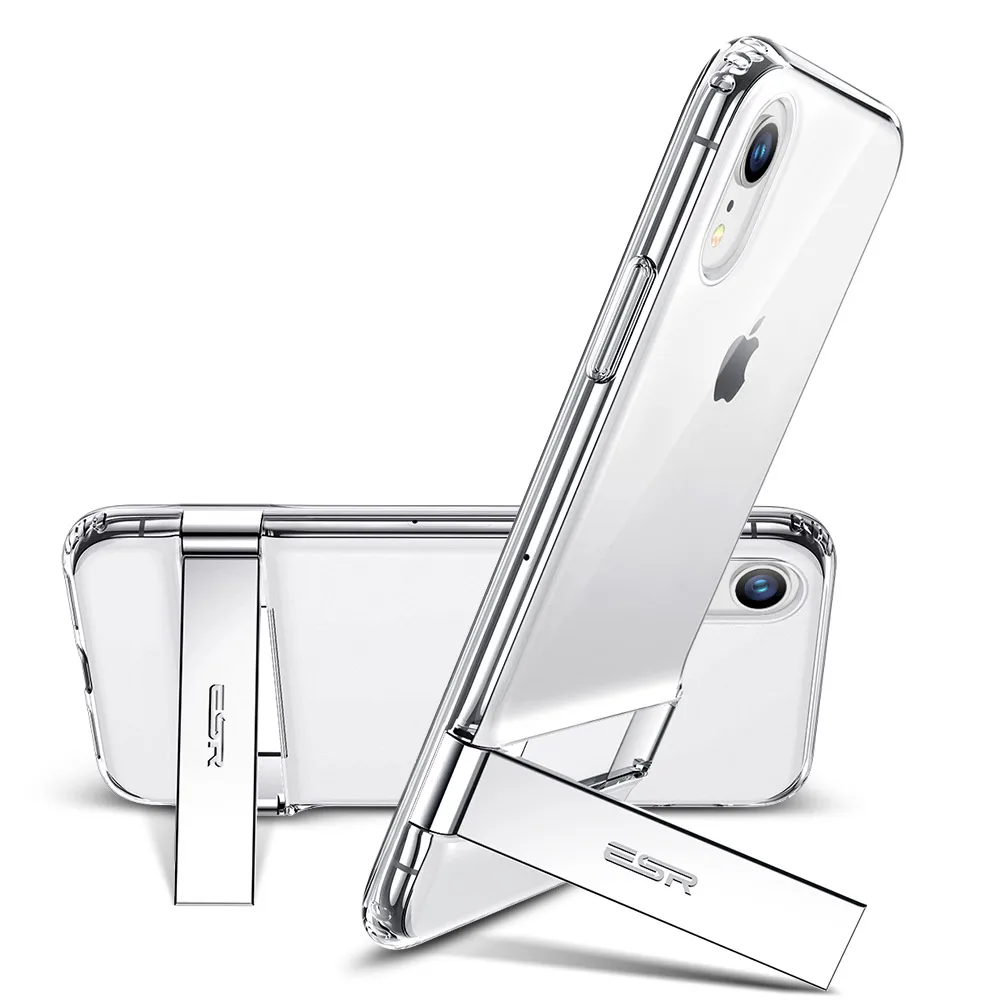 2018 Metal Kickstand Case Vertical and Horizontal Stand Soft TPU Bumper Transparent Cover case for iPhone XR 6.1 inch
2018 Metal Kickstand Case Vertical and Horizontal Stand Soft TPU Bumper Transparent Cover case for iPhone XR 6.1 inch