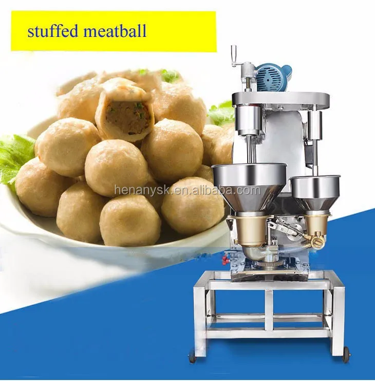 20-30mm Meat Ball Making with Stuff Filling Machine Meatball Processor Stuffed Bun Maker Machine