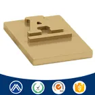 OEM service provide customers brass letter logo design cnc machining parts machining service cnc