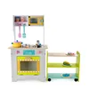wooden Doll Furniture Kitchen toys Set with Cookware Accessories Fits American Girls and boys Dolls YPKS132