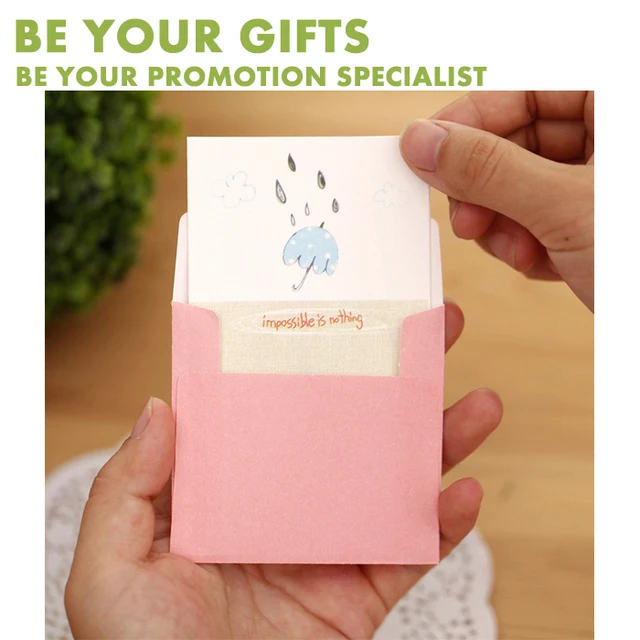 simple folding blessing universal greeting card stock paper for