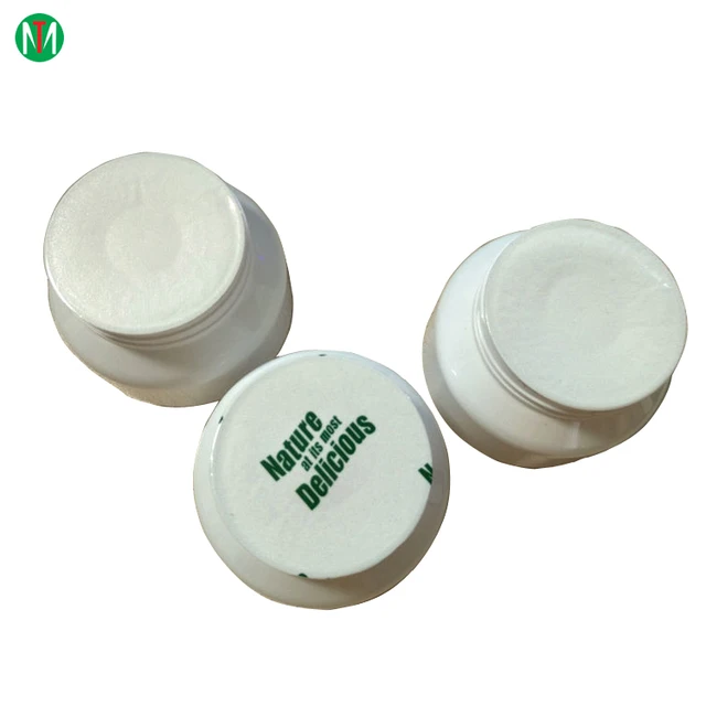 24mm plastic container one piece induction aluminum foil lid heat seal