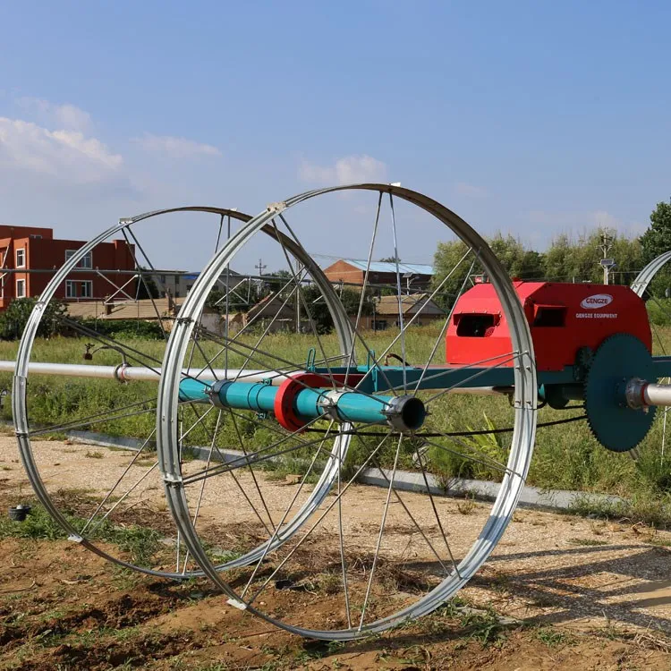 mobile wheel side roll irrigation system -2