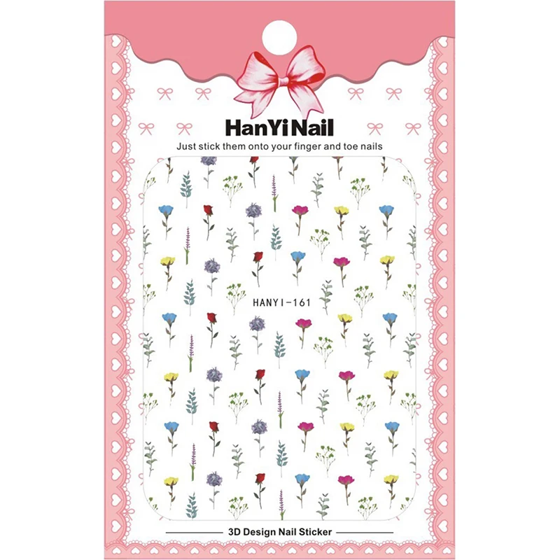 HANYI 161-200 New Design Nail Supplies Japanese Nail Sticker 3D nail Art Decoration decal Jewelry wholesale, Colorful
HANYI 161-200 New Design Nail Supplies Japanese Nail Sticker 3D nail Art Decoration decal Jewelry wholesale, Colorful