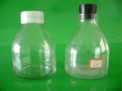 240ミリリットル/ 350ミリリットル/ 480ミリリットル/ 600ミリリットルガラス植物組織培養ボトル組織培養ガラス容器 付きプラスチック蓋中国メーカー仕入れ・メーカー・工場