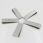 Custom your own logo metal clip various creative banknote clip stainless steel money clips