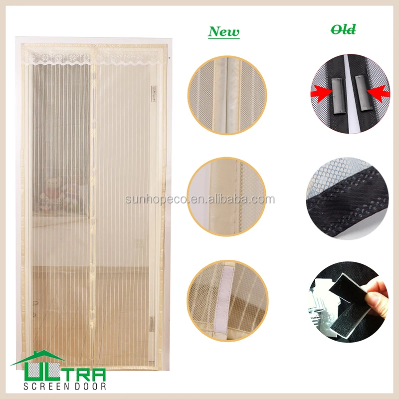 Diy Installation Magnetic Custom Mosquito Net Screen Door Buy