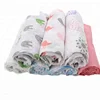 Super Soft Thick Winter 2 Layer Baby 100% Cotton Muslin Blanket With Animal Pattern WholeSale