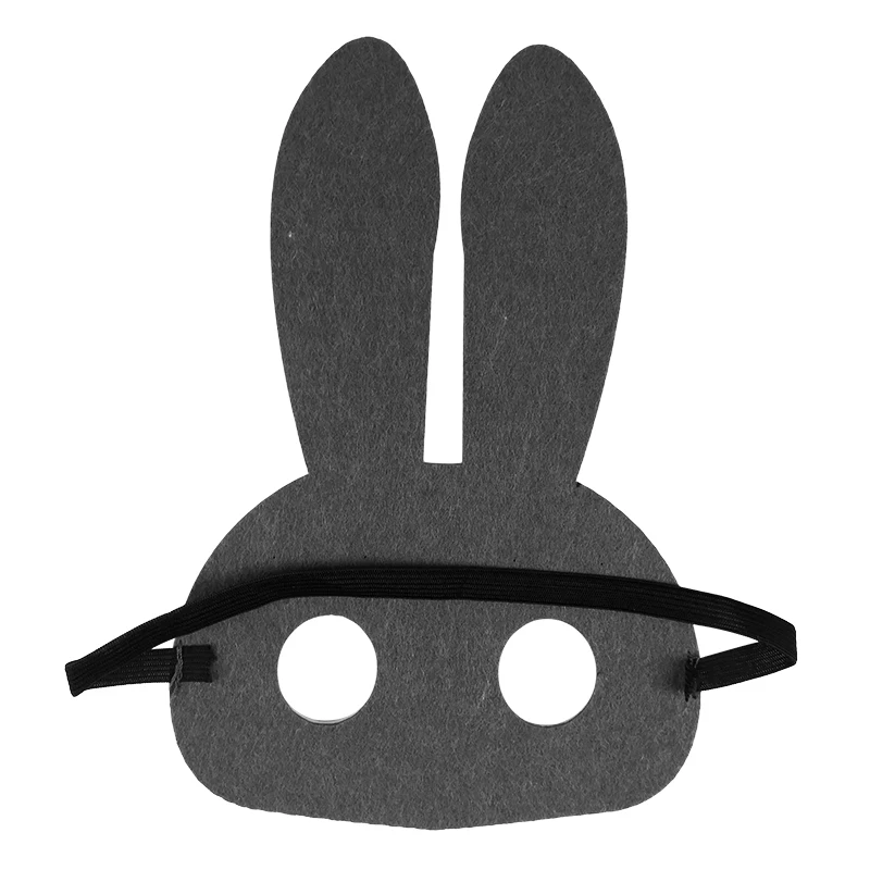 DIY Funny Halloween zootopia fox conejo fieltro animal máscara para niños