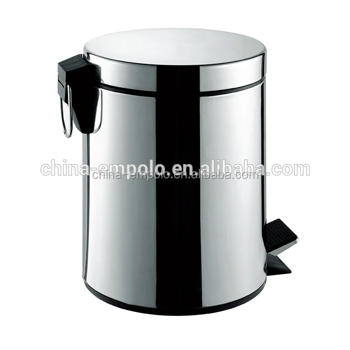 factory direct wholesale hotel pedal bin stainless steel trash