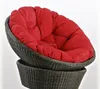Floor design round plastic cane woven summer garden leisure furniture outdoor mamasan rattan chairs