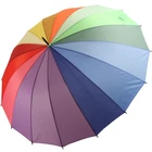 16 colors promotional straight rainbow straight buy bulk umbrellas