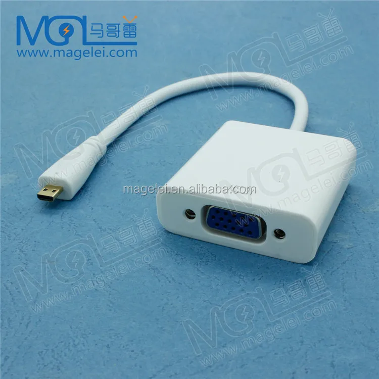The High Quality Micro HDMI Male to VGA Female Video Cable Converter Adapter for HDTV - ANKUX.COM