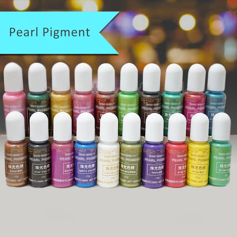 Liquid Pearl Resin Colorant Pigment for DIY Making Crafts Jewelry