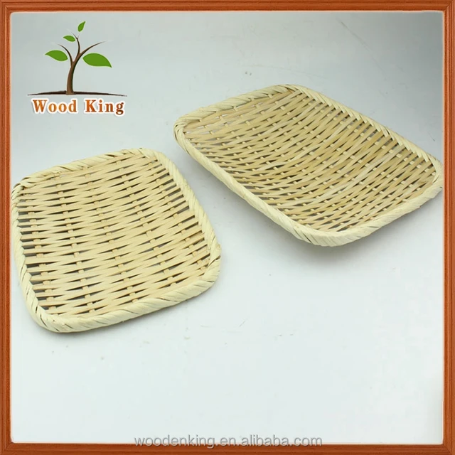 household items fruit bowl snack plate bamboo basket weaving