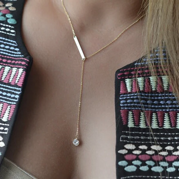 New Design Good Looking Fashion Clear Rhinestone Necklace, bar gold long chain, Gold;silver
New Design Good Looking Fashion Clear Rhinestone Necklace, bar gold long chain, Gold;silver