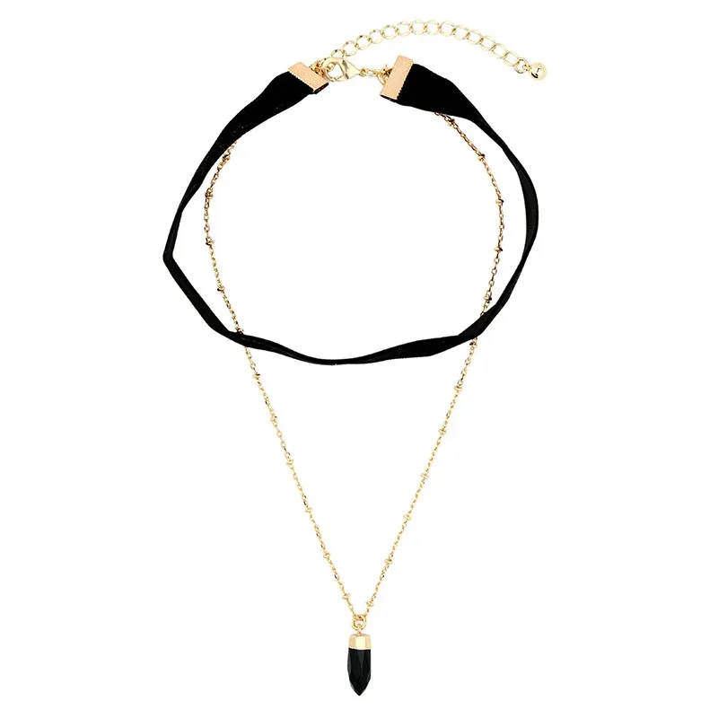 xl0016b Simple Synthetic Stone Pendant Necklace, Fashion Black Velvet Choker Necklace, As picture
xl0016b Simple Synthetic Stone Pendant Necklace, Fashion Black Velvet Choker Necklace, As picture