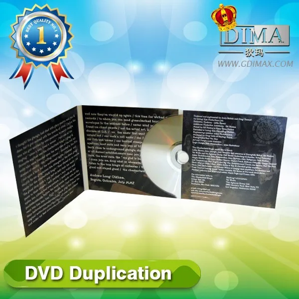 bulk stock cheap dvd duplication in digipack