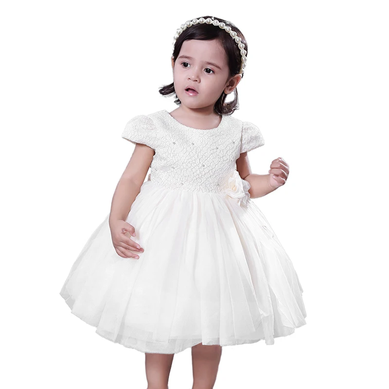 

New Arrival ! Nimble 2019 New Design Ball Gown Beautiful Puffy Princess Dress One Year Baby Party Dresses, Orange pink;champagne;purple