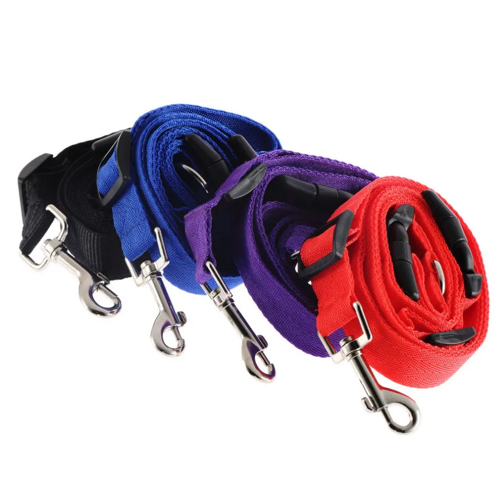 2016 Hot Pet Dog Nylon Adjustable Training Lead Dog Leash Dog Strap Rope Traction Dog Harness Collar Leash
