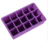 Competitive Price Hot Sale 15 Cavity 100% Food Grade Silicone Custom Silicone Ice Cube Tray