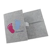 Germany gray mutterpass baby photos window family sublimation personalized maternity mother felt passport cover