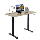Manual Height Adjustable Standing Table Computer Desk With Hand Crank