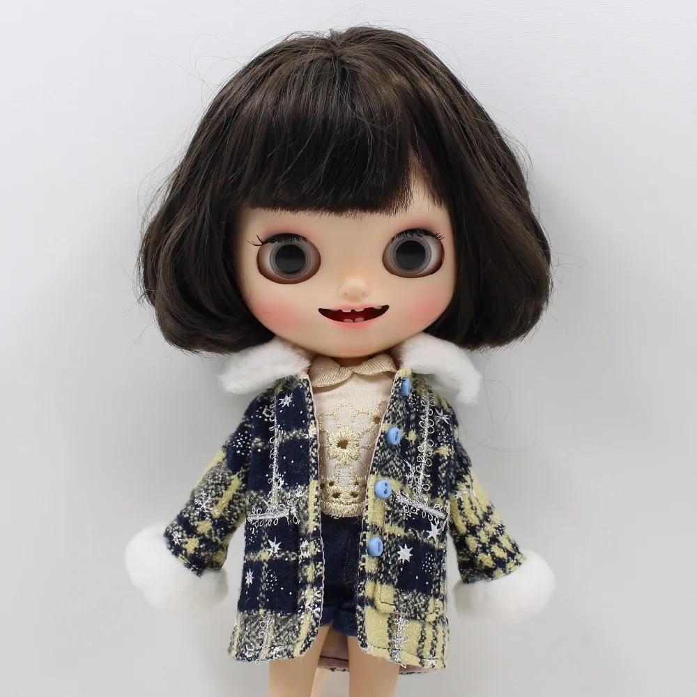 Neo Blythe Doll Wool Coat 3