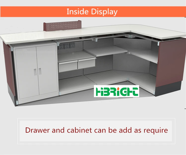 Supermarket Checkstand Checkout Counter Design Cashier Desk Cash