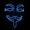 led face mask v for vendetta mask for sale party halloween mask QMAK-2082
