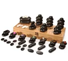 Deluxe 64Pcs Massage Stone Set Hot Massage Stone spa massage hot stone