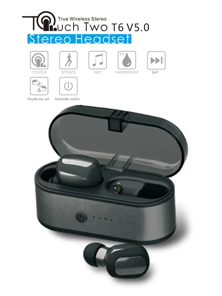 High Quality Mini In Ear EarphoneTrue Wireless Earbuds with 600 Mah Charging Case - ANKUX.COM