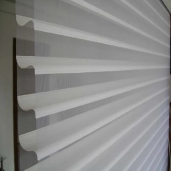 Manual blackout control zebra blinds with chains