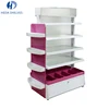 Customized commercial modern beauty shop display shelf cosmetic product display stands