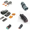 Factory Provide Deutsch Connectors Waterproof 2 4 6 12Pin/way/pole Automotive Plugs Electrical Car DT Connector