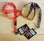 High qality custom cartoon Kumamon lanyard parts cheap printing rope lanyard