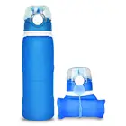 New Fashion Outdoor Sport Bottle Soft Foldable Silicone Water Bottle