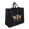 Promotion big size cloth fabric tote bags with gold logo printing