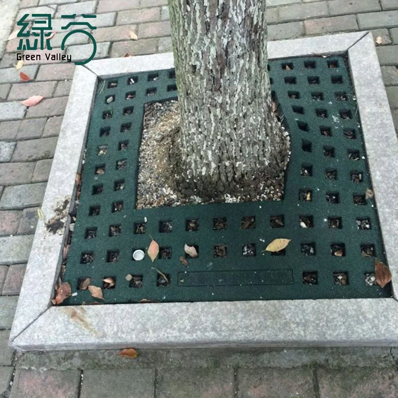 Heavy Duty Anti Fatigue Outdoor Rubber Grass Ring Mat Drainage