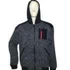 custom melange sweatshirt streetwear zip hoodie