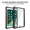 Protection waterproof snow proof TPU Rear cover case for iPad 9.7 2017 2018 tablet case with holder
