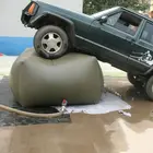Qingdao Strong Collapsible PVC tarpaulin water storage tank 1000 Liters