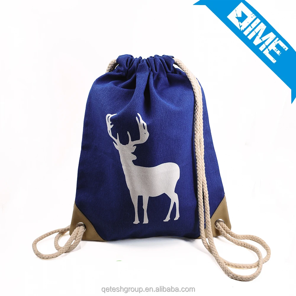 new promotion cotton drawstring bag custom muslin