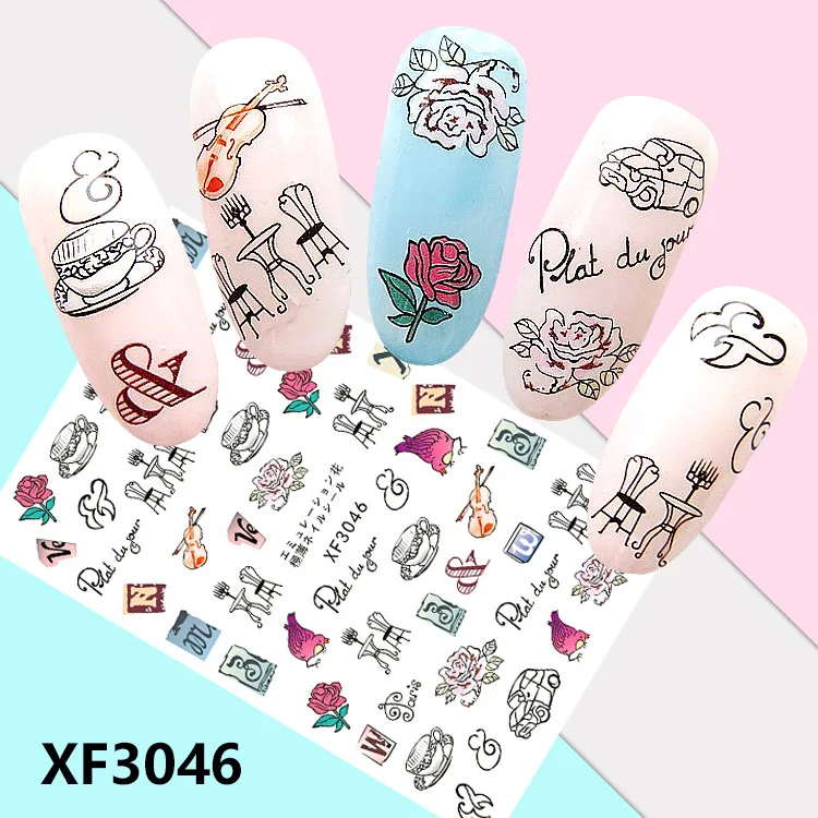 nail polish thin nail sticker, Picture