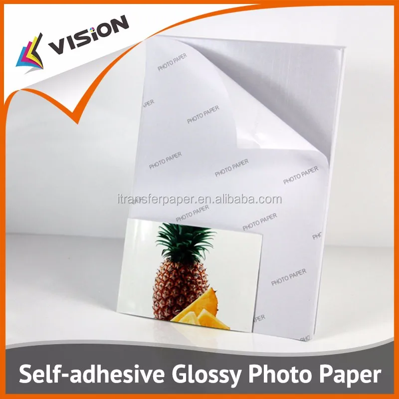 150gsm A3 A4 3R 4R 5R sticker photo paper /adhesive glossy photo paper for label